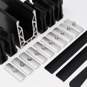 Black Edition Easy Fit – Frameless Adjustable Glass Balustrade