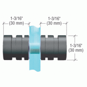 Contemporary Style Back-to-Back Shower Door Knobs