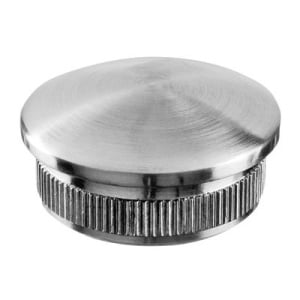 Easy Hit Tube End Cap – Radiused Stainless Steel Tube End Cap for Balustrade Handrail