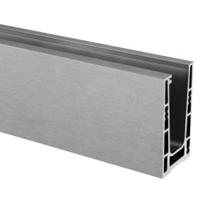 BASE CHANNEL, EASY GLASS UP, TOP MOUNT