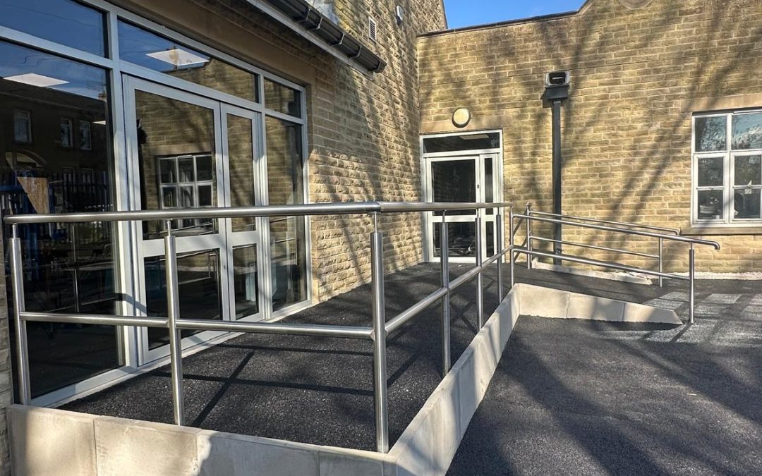 Commercial Stainless Steel Handrail Installation – School Project WF16